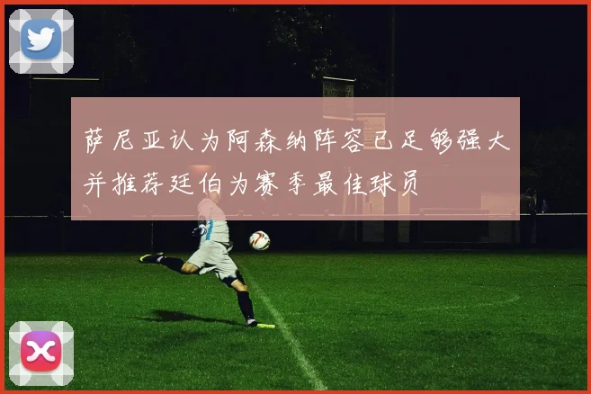 萨尼亚认为阿森纳阵容已足够强大并推荐廷伯为赛季最佳球员